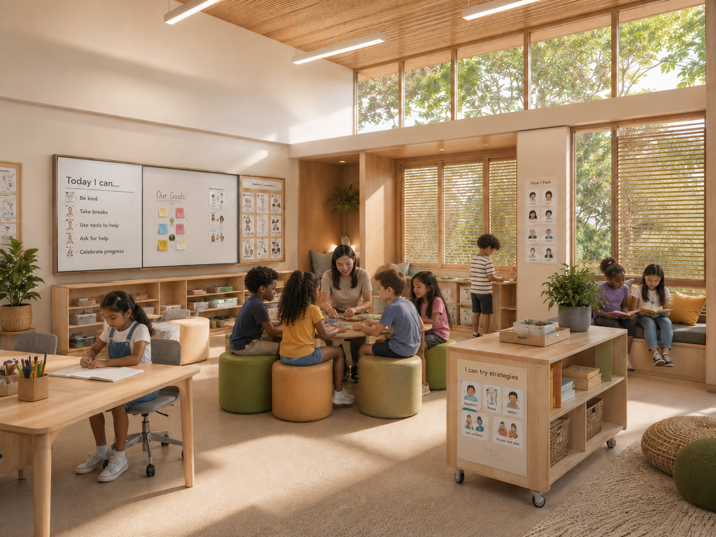 A flexible Stelaah classroom